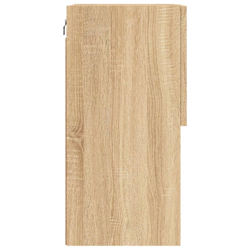 Mobile TV con Luci LED Rovere Sonoma 40,5x30x60 cm 837033