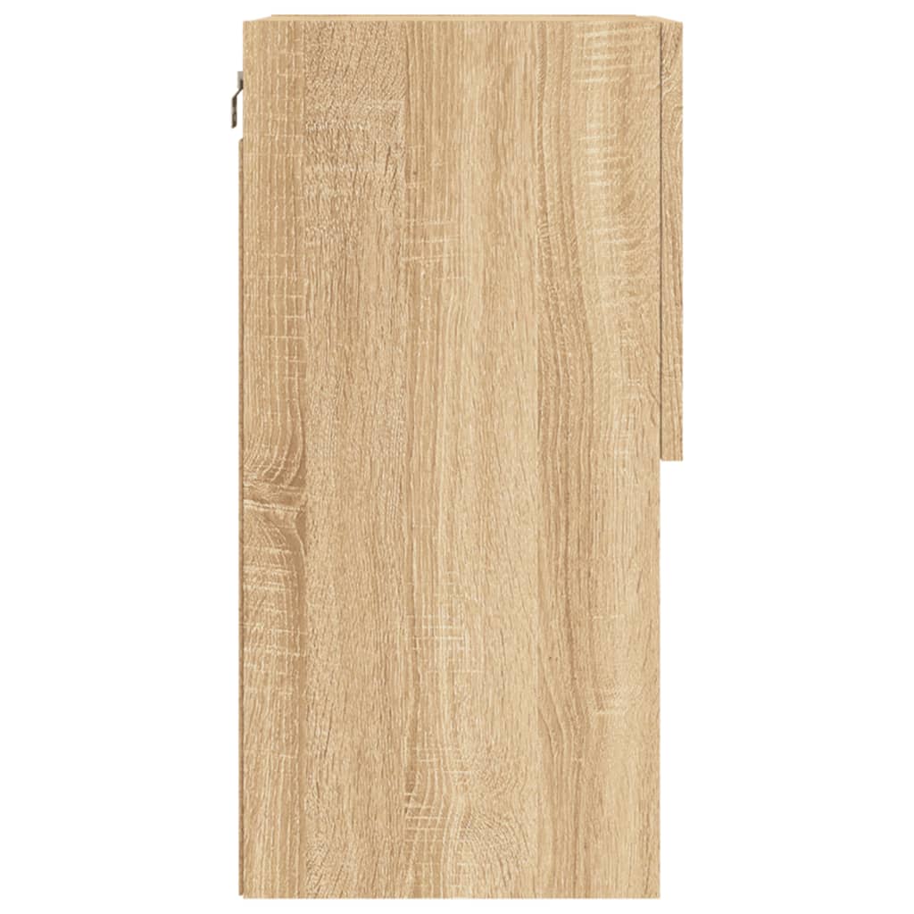 Mobili Porta TV con Luci LED 2 pz Rovere Sonoma 40,5x30x60 cm 837034