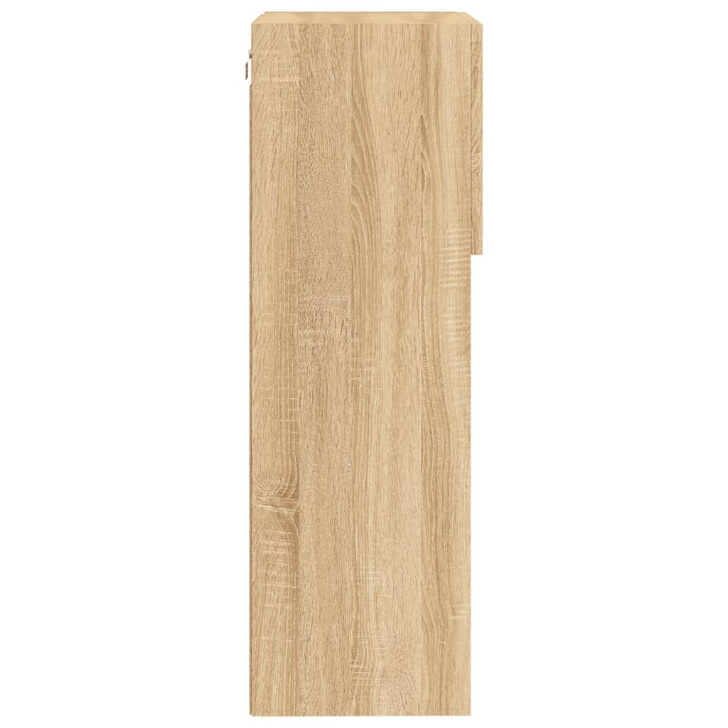 Mobili TV con Luci LED 2pz Rovere Sonoma 40,5x30x90 cm 837048