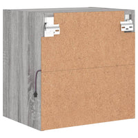 Comodino con Luci LED a Parete-Tavolino da notte Grigio Sonoma 532818