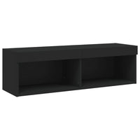 Mobile Porta TV con Luci LED Nero 100x30x30 cm 837157