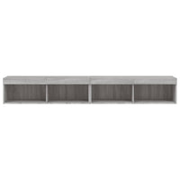 Mobili TV con Luci LED 2pz Grigio Sonoma 100x30x30 cm 837166