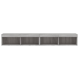 Mobili TV con Luci LED 2pz Grigio Sonoma 100x30x30 cm 837166