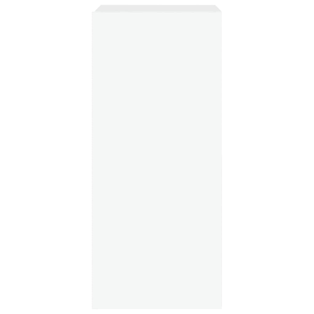 Mobile TV a Parete con Luci LED Bianco 30,5x35x70 cm 837232