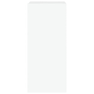 Mobile TV a Parete con Luci LED Bianco 30,5x35x70 cm 837232