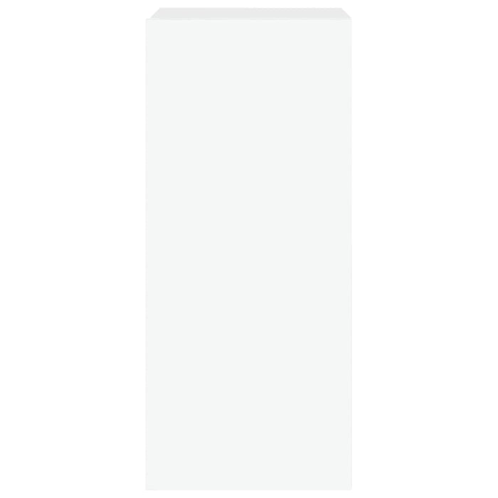 Mobile TV a Parete con Luci LED Bianco 30,5x35x70 cm 837232