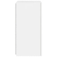 Mobile TV a Parete con Luci LED Bianco 30,5x35x70 cm 837232