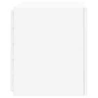 Mobile TV a Parete con Luci LED Bianco 40,5x35x40 cm 837246