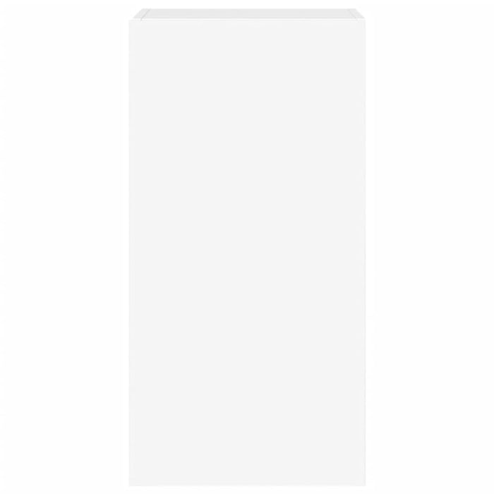 Mobile TV a Parete con Luci LED Bianco 40,5x35x80 cm 837260