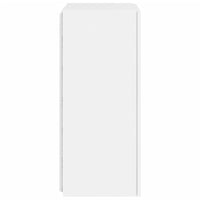 Mobile TV a Parete con Luci LED Bianco 40,5x35x80 cm 837260