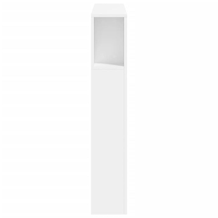 Testiera LED Bianca 100x18,5x103,5 cm Legno Multistrato 837330