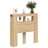 Testiera LED Rovere Sonoma 100x18,5x103,5 cm Legno Multistrato 837332