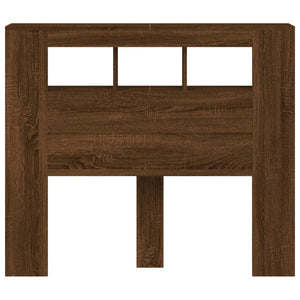 Testiera LED Rovere Marrone 120x18,5x103,5 cm Legno Multistrato 837343