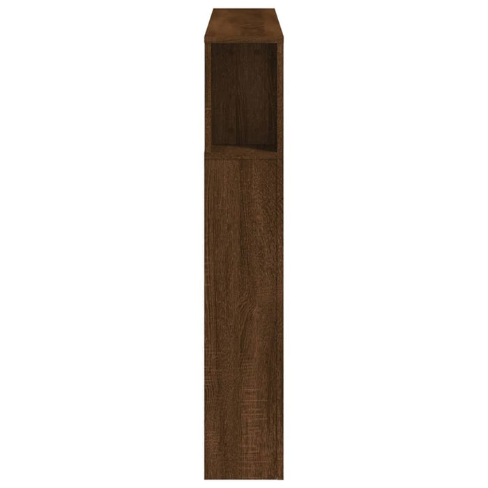 Testiera LED Rovere Marrone 120x18,5x103,5 cm Legno Multistrato 837343