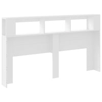 Testiera LED Bianca 180x18,5x103,5 cm Legno Multistrato 837358