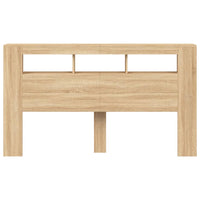 Testiera LED Rovere Sonoma 180x18,5x103,5 cm Legno Multistrato 837360