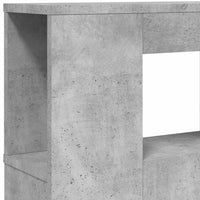 Testiera LED Grigio Cemento 200x18,5x103,5 cm Legno Multistrato 837368