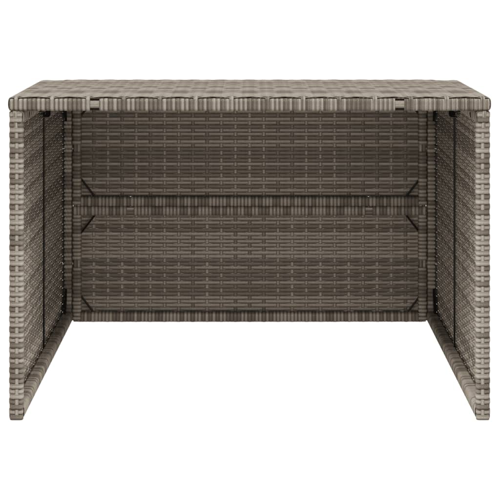 Garage per Robot Tosaerba Grigio 86x90x52/57 cm in Polyrattan