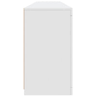 Credenza cassettiera cassettiera mobile contenitore organizer cucina soggiorno soggiorno con luci a LED 181,5 x 37 x 67 cm bianco 02_0029840