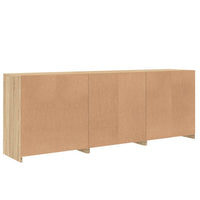 Credenza con Luci LED Rovere Sonoma 181,5x37x67 cm 3209004