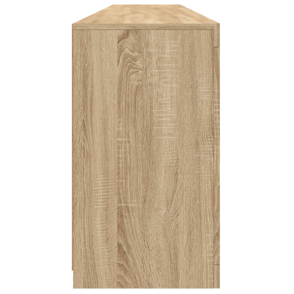 Credenza con Luci LED Rovere Sonoma 202x37x67 cm 3209011