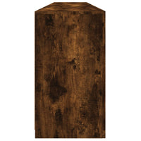 Credenza con Luci LED Rovere Fumo 202x37x67 cm 3209013