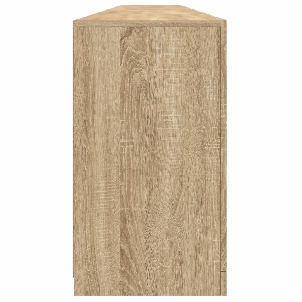 Credenza con Luci LED Rovere Sonoma 283x37x67 cm 3209025