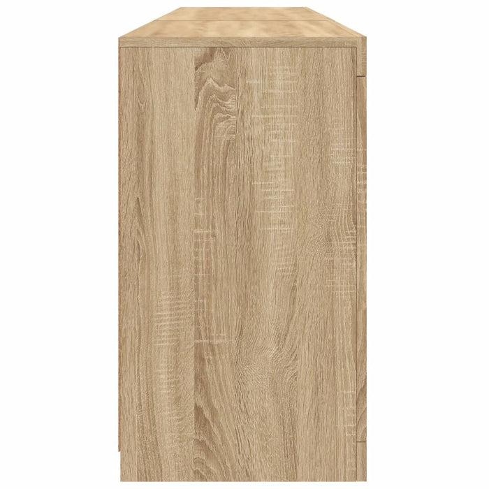 Credenza con Luci LED Rovere Sonoma 162x37x67 cm 3209032