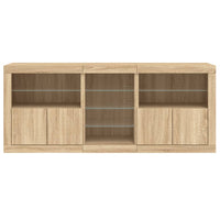 Credenza con Luci LED Rovere Sonoma 181,5x37x67 cm 3209039