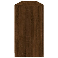 Credenza con Luci LED Rovere Marrone 164x37x67 cm 3209057