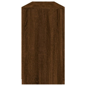 Credenza con Luci LED Rovere Marrone 164x37x67 cm 3209057