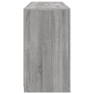 Credenza con Luci LED Grigio Sonoma 123x37x67 cm 3209063