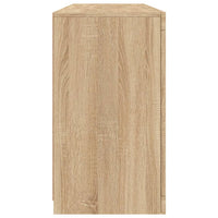 Credenza con Luci LED Rovere Sonoma 142,5x37x67 cm 3209067