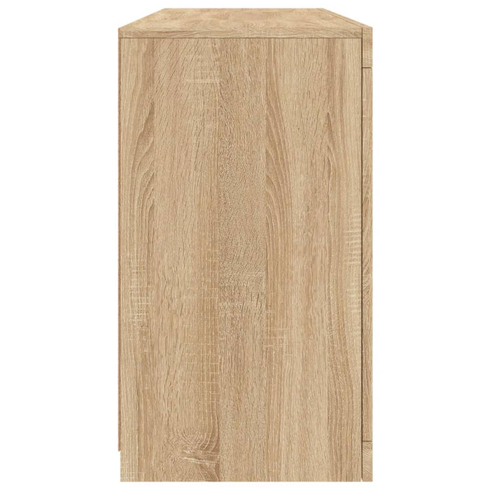 Credenza con Luci LED Rovere Sonoma 142,5x37x67 cm 3209067