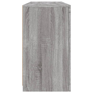 Credenza con Luci LED Grigio Sonoma 142,5x37x67 cm