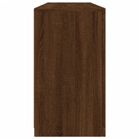 Credenza con Luci LED Rovere Marrone 163x37x67 cm 3209099