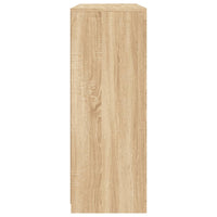 Credenze con Luci LED 3 pz Rovere Sonoma in Legno Multistrato 3209102