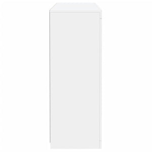 Credenze con Luci LED 3 pz Bianche in Legno Multistrato 3209114