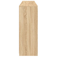 Credenze con Luci LED 3 pz Rovere Sonoma in Legno Multistrato 3209137