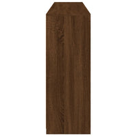 Credenze con Luci LED 3 pz Rovere Marrone in Legno Multistrato 3209141