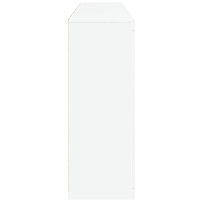 Credenza con Luci LED Bianca 162x37x100 cm 3209142