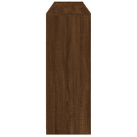 Credenza con Luci LED Rovere Marrone 162x37x100 cm 3209148