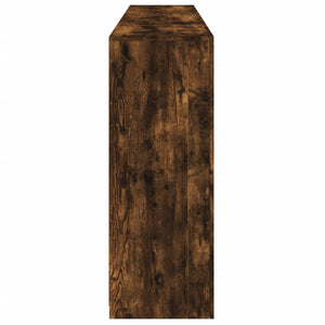 Credenza con Luci LED Rovere Fumo 181,5x37x100 cm 3209153