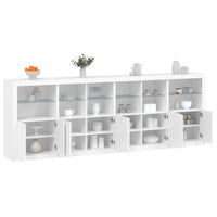 Credenza con Luci LED Bianca 283x37x100 cmcod mxl 109861