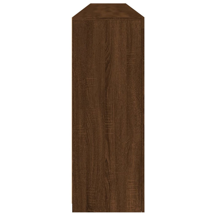 Credenza con Luci LED Rovere Marrone 283x37x100 cm 3209169