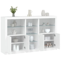 Credenza con Luci LED Bianca 162x37x100 cmcod mxl 133837