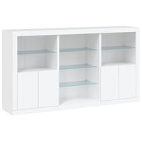 Credenza con Luci LED Bianca 181,5x37x100 cmcod mxl 109863