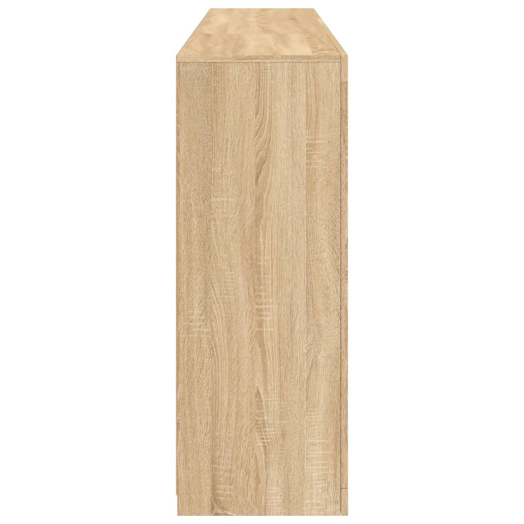 Credenza con Luci LED Rovere Sonoma 181,5x37x100 cm 3209179