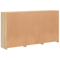 Credenza con Luci LED Rovere Sonoma 181,5x37x100 cm 3209179