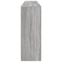 Credenza con Luci LED Grigio Sonoma 202x37x100 cm 3209189